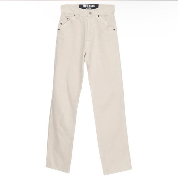 jacquemus le souk jeans ecru - Picture 3 of 9
